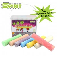Тебешири за рисуване по асвалт SPIRIT JUMBO 20 броя