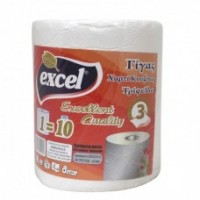 Кухненска ролка 700г - 3 пластова 100% целулоза Exelco