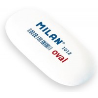 Гума Milan 1012, овална, бяла