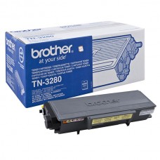 Тонер касета черна Brother TN-3280 Съвместим консуматив, голям капацитет 8 000 стр.