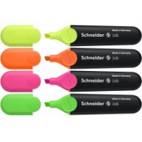 Комплект текст маркери SCHNEIDER JOB 4 цвята