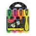 Комплект текст маркери Maped fluo peps,  4 цвята