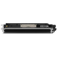 Тонер касета черна HP no. 126A CE310A Съвместим консуматив, стандартен капацитет 1 300 стр.