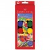 Водни бои FABER-CASTELL 12 цвята ГОЛЕМИ Водни бои FABER-CASTELL 12 цвята ГОЛЕМИ