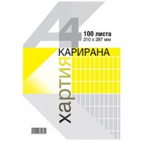 Карирана хартия А4 100 л вестник