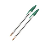 Химикалка BIC Cristal Medium, зелена