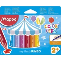 Маслени пастели MAPED JUMBO EARLY AGE 12 цвята
