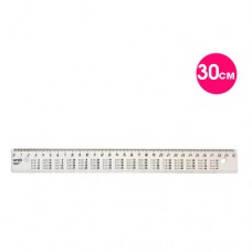 Линия, прозрачна с таблица, 30 см, SPREE Линия, прозрачна с таблица, 30 см, SPREE