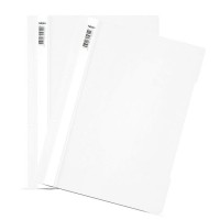 Папка PVC с перфорация, бяла