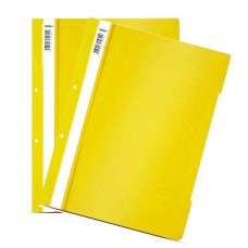 Папка PVC с перфорация, жълта