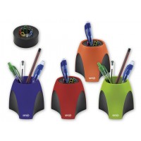 Моливник и кламеродържач магнитен Spree Eye Combi, син
