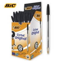 Химикалка BIC Cristal Medium, 1.0 mm, черна