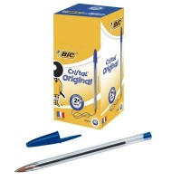 Химикалка BIC Cristal Medium, 1.0 мм, синя