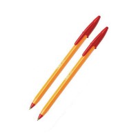 Химикалка BIC Orange Fine, червена