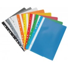 Папка PVC с перфорация, светло синя