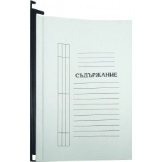 Папка КАРТЕКС за картотека с гребен висяща