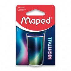 Острилка MAPED NIGHTFALL TEENS, единична, 1бр.блистер + стикери
