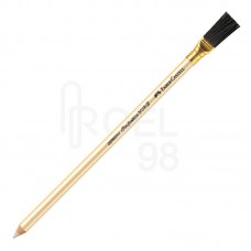 Гума молив Faber-Castell Perfection 7058B, за мастило, с четка Гума молив Faber-Castell Perfection 7058B, за мастило, с четка